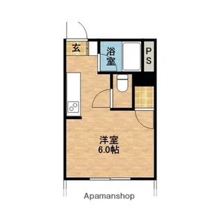 エントピア鴨池Ⅲ【102号室】の間取り