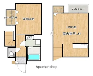 クラリスB棟【1階】の間取り
