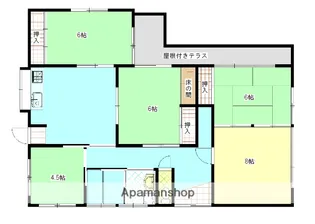 鹿児島県鹿児島市桜ヶ丘1丁目【一戸建】の間取り