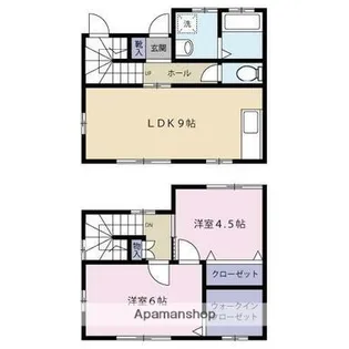 リベロ荒田【1階】の間取り