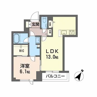シャーメゾンエレガント【3階】の間取り