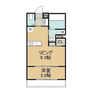 オルタンシアS【303号室】の間取り