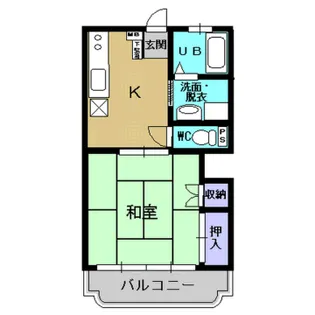 セジュールロマン【103号室】の間取り