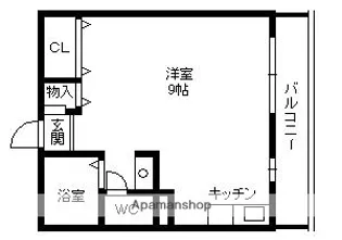 ひまわりハイツ【202号室】の間取り