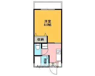 ハーベストタウン【203号室】の間取り