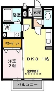 テニメントN【202号室】の間取り