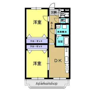 ユーミー新栄【402号室】の間取り