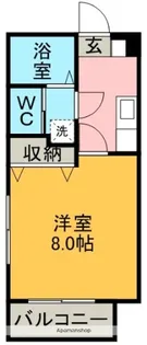 プレファランス平之町【503号室】の間取り