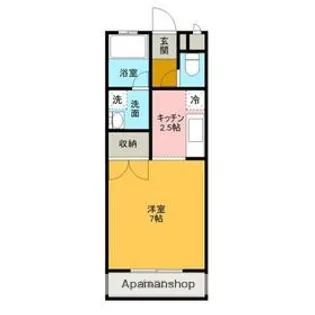 クレアージュ【1階】の間取り