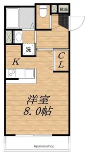 BIOTOPE【203号室】の間取り