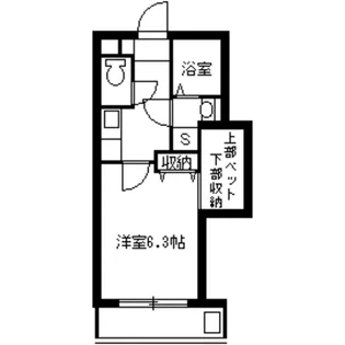 れいめい上荒田【105号室】の間取り