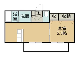 フォレストパーク A棟【202号室】の間取り
