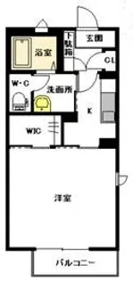 シャーメゾン荒田Ⅱ【1階】の間取り