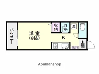 スカイコーポ新屋敷【4階】の間取り