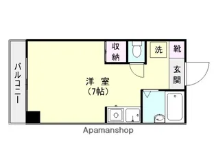 アップルコート紫原Ⅳ【4階】の間取り