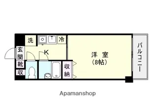 リードIN荒田【5階】の間取り