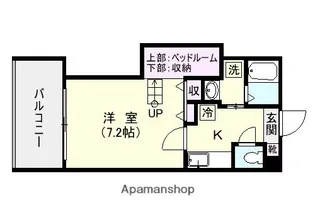 エルソレイユ高麗Ⅱ【5階】の間取り