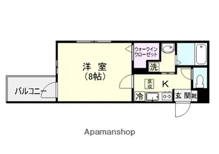 プレステージ荒田【1階】の間取り