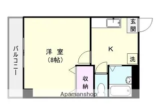 アーネスト下荒田【2階】の間取り