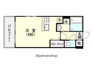 リーベンパレス荒田【2階】の間取り