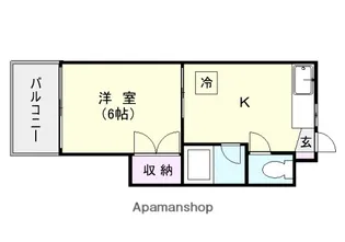 第2榎田ビル【2階】の間取り