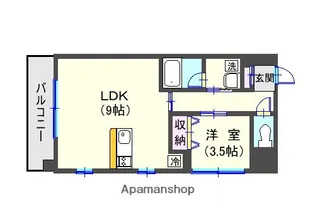 ボナンザ西千石【6階】の間取り