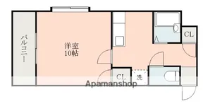 サニーハイツ【4階】の間取り