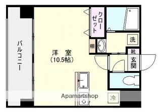 グランステージ高麗【5階】の間取り