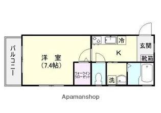 グランビルド東谷山【1階】の間取り