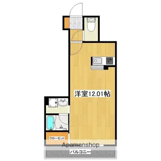 プラウディア上之園【6階】の間取り