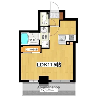 ジャミーレ城西通り【2階】の間取り