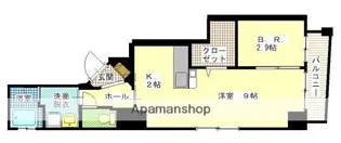 グランパルク橘館【7階】の間取り