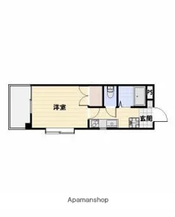 エクステンド谷山【6階】の間取り