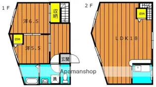 キャトル・セゾン【1階】の間取り