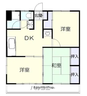 浜田ビル【4階】の間取り