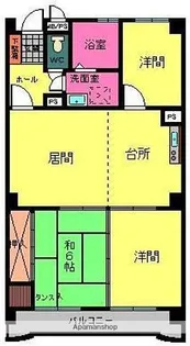 城西パークマンション【2階】の間取り