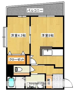 サンリアン柳町【3階】の間取り