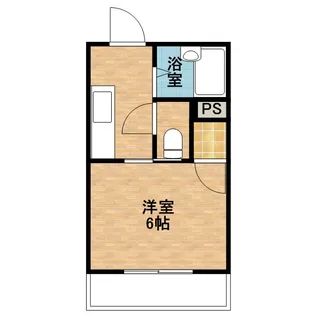 レインボー鴨池【203号室】の間取り
