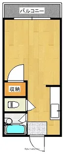 ビッグバーンズマンション新屋敷【209号室】の間取り