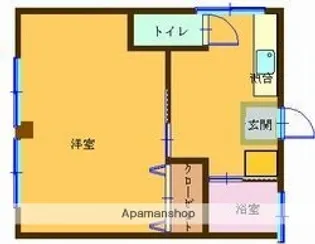 1Kの間取り画像