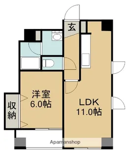 クローバーホフ【4階】の間取り