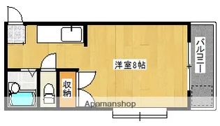 ビッグバーン谷山【3階】の間取り