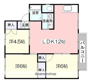 セジュール美代【2階】の間取り