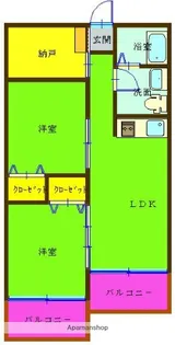 鹿児島県鹿児島市玉里町【マンション】の間取り