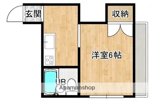 カシマハイツ【3階】の間取り