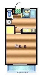 コンフォートTⅡ【201号室】の間取り