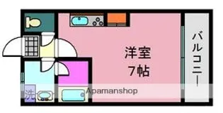 ロイヤルシティ荒田【306号室】の間取り