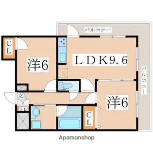 M7ビル【6階】の間取り