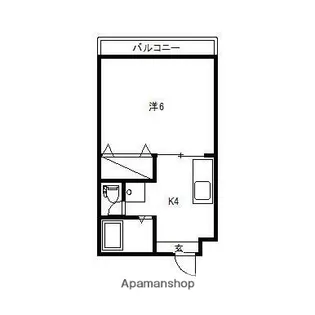 RBハイツⅠ【105号室】の間取り