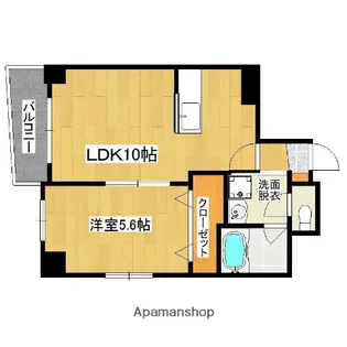 ロータスエイト【501号室】の間取り